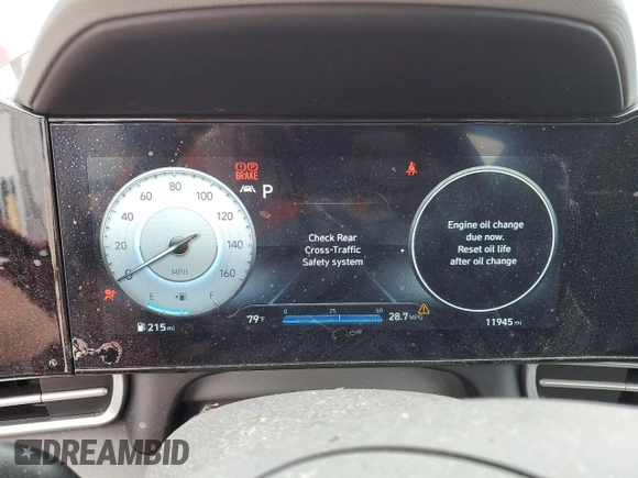 2023 Hyundai Elantra SEL with VIN KMHLS4AG8PU606168, listed as a Copart auction lot 49257485 with 11,945 mi miles and Salvage Title. Bid and sale history available at DreamBid. Image 9.