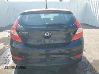 2017 Hyundai Accent SE with VIN KMHCT5AE7HU355551, listed as a Copart auction lot 53730375 with 128,416 mi miles and Clean Title. Bid and sale history available at DreamBid. Image 6.
