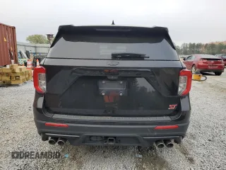 2020 Ford Explorer ST with VIN 1FM5K8GC2LGC73205, listed as a Copart auction lot 51080725 with 128,257 mi miles and Salvage Title. Bid and sale history available at DreamBid. Image 6.