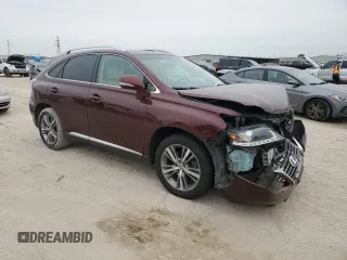 2015 Lexus RX 350 with VIN 2T2ZK1BA7FC179497, listed as a Copart auction lot 45493355 with 45,168 mi miles and Salvage Title. Bid and sale history available at carsss.com. Image 4.
