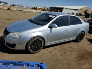 2008 Volkswagen Jetta Sedan S with VIN 3VWJZ71K38M016766, listed as a Copart auction lot 48253165 with 143,980 mi miles and Salvage Title. Bid and sale history available at carsss.com. Image 1.