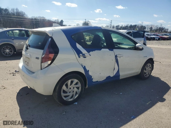 2015 Toyota Prius c One with VIN JTDKDTB32F1105129, listed as a Copart auction lot 48936135 with 103,768 mi miles and Salvage Title. Bid and sale history available at carsss.com. Image 3.