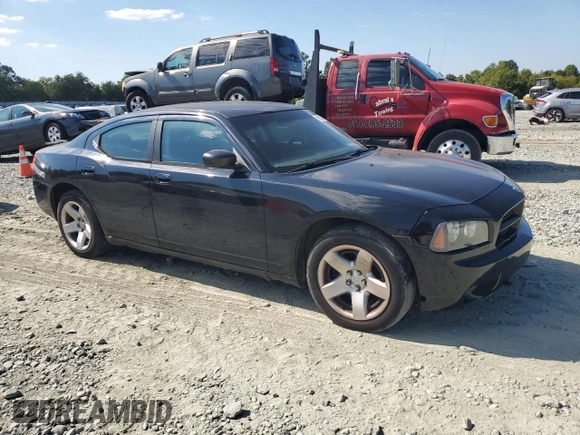 2010 Dodge Charger Police with VIN 2B3AA4CT2AH203453, listed as a Copart auction lot 69824824 with 195,153 mi miles and Salvage Title. Bid and sale history available at DreamBid. Image 4.
