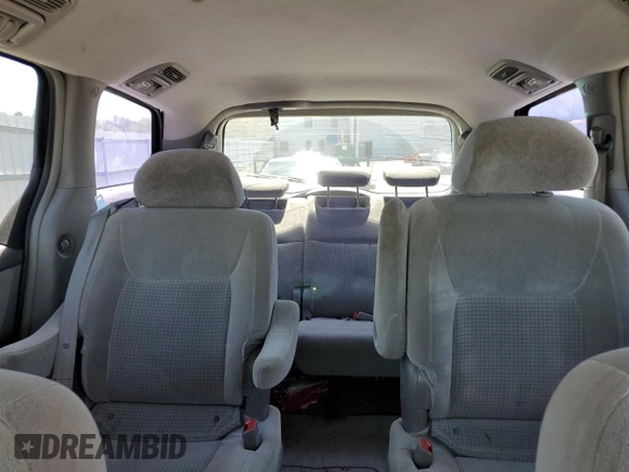 2010 Toyota Sienna CE with VIN 5TDKK4CC9AS340097, listed as a Copart auction lot 53551975 with 172,825 mi miles and Salvage Title. Bid and sale history available at DreamBid. Image 10.