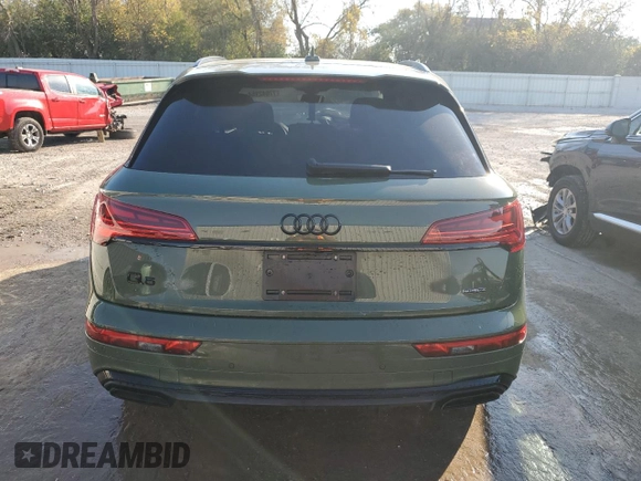 2022 Audi Q5 S line Prestige with VIN WA1FAAFYXN2044880, listed as a Copart auction lot 77042164 with 56,638 mi miles and Salvage Title. Bid and sale history available at carsss.com. Image 6.