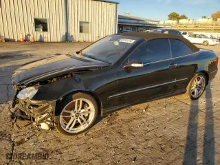 2009 Mercedes-Benz CLK-Class 5.5L with VIN WDBTK72F99T103557, listed as a Copart auction lot 81341114 with 56,797 mi miles and Salvage Title. Bid and sale history available at carsss.com. Image 1.