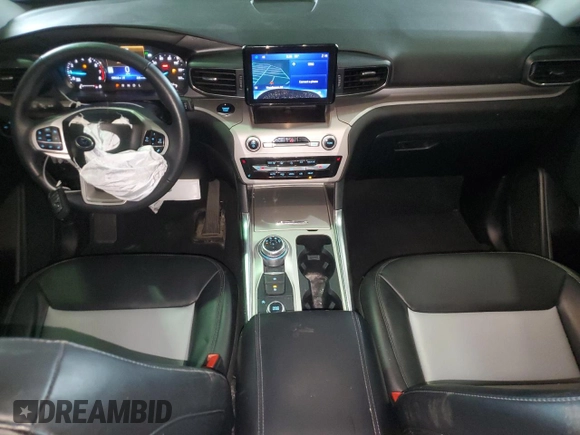2023 Ford Explorer XLT with VIN 1FMSK8DH0PGB94480, listed as a Copart auction lot 51916755 with 53,112 mi miles and Salvage title. Bid and sale history available at DreamBid. Image 8.