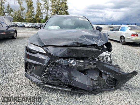 2023 Lexus RX 500h F Sport Performance with VIN 2T2BCMEA4PC005237, listed as a Copart auction lot 57678455 with Not provided miles and Salvage title. Bid and sale history available at DreamBid. Image 5.