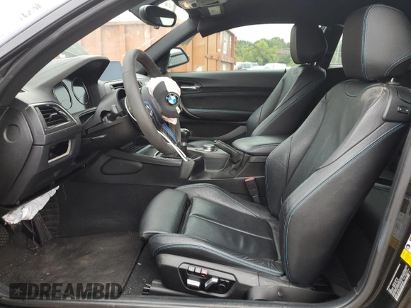 2018 BMW M2 with VIN WBS1J5C51JVD36181, listed as a Copart auction lot 70202013 with 34,549 mi miles. Bid and sale history available at carsss.com. Image 7.