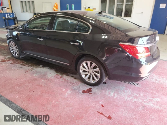 2014 Buick LaCrosse Leather with VIN 1G4GB5G32EF253276, listed as a Copart auction lot 61635095 with 85,659 mi miles and Salvage title. Bid and sale history available at DreamBid. Image 2.