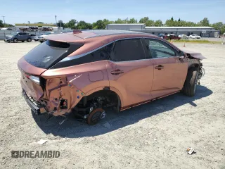 2024 Lexus RX with VIN JTJCJMGA3R2013422, listed as a Copart auction lot 56324644 with 8,884 mi miles and Salvage Title. Bid and sale history available at carsss.com. Image 3.