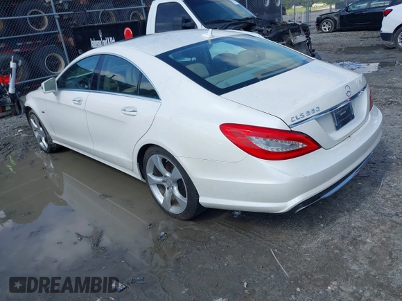 2012 Mercedes-Benz CLS 550 with VIN WDDLJ7DB3CA030659, listed as a IAAI auction lot 42428359 with 115,893 mi miles and . Bid and sale history available at DreamBid. Image 3.
