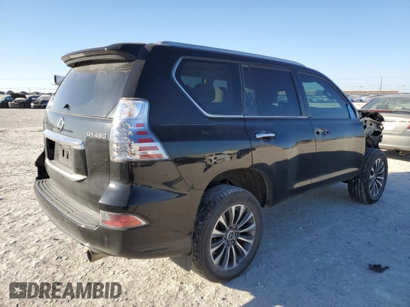 2022 Lexus GX with VIN JTJGM7BX8N5331485, listed as a Copart auction lot 42172535 with 59,194 mi miles and Salvage Title. Bid and sale history available at carsss.com. Image 3.