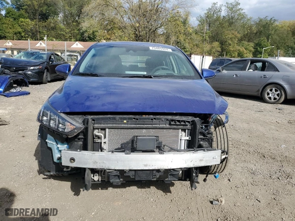 2020 Hyundai Ioniq Hybrid Limited with VIN KMHC05LC9LU234839, listed as a Copart auction lot 75485924 with 91,323 mi miles and Salvage Title. Bid and sale history available at carsss.com. Image 5.