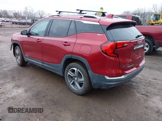2019 GMC Terrain SLT with VIN 3GKALVEV9KL327469, listed as a IAAI auction lot 41995450 with 35,486 mi miles. Bid and sale history available at carsss.com. Image 3.