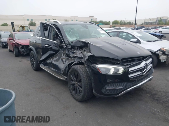 2020 Mercedes-Benz GLE 350 with VIN 4JGFB4KB2LA030640, listed as a IAAI auction lot 42478799 with 73,942 mi miles and . Bid and sale history available at DreamBid. Image 1.