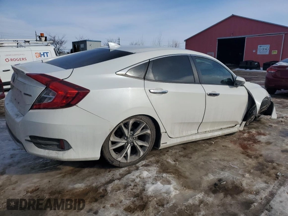 2020 Honda Civic Sedan Touring with VIN 2HGFC1F9XLH100783, listed as a Copart auction lot 46167405 with 144,219 mi miles and Clean Title. Bid and sale history available at carsss.com. Image 3.