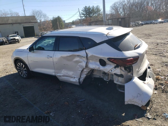 2023 Chevrolet Blazer Premier with VIN 3GNKBLRS3PS132446, listed as a Copart auction lot 80819214 with 7,852 mi miles and Salvage title. Bid and sale history available at DreamBid. Image 2.