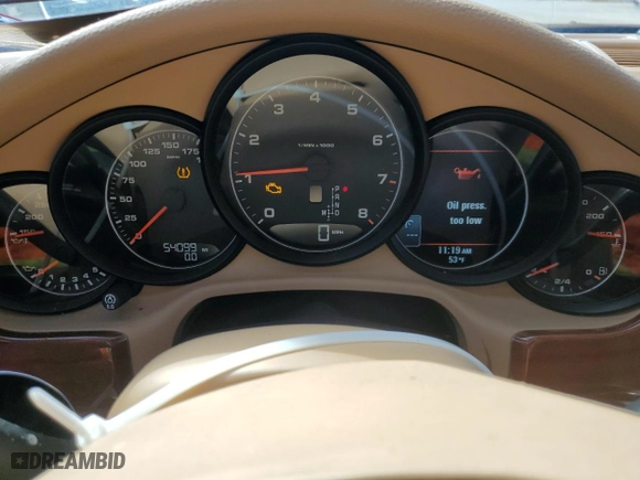 2011 Porsche Panamera with VIN WP0AA2A78BL013752, listed as a Copart auction lot 46829025 with 54,099 mi miles and Salvage Title. Bid and sale history available at carsss.com. Image 8.