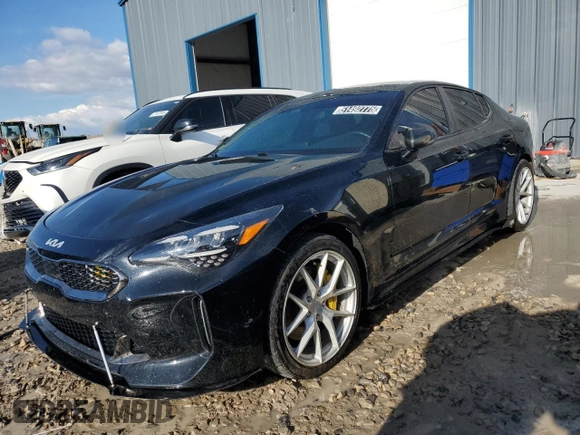 2022 Kia Stinger GT1 with VIN KNAE45LC9N6119485, listed as a Copart auction lot 51492775 with 30,177 mi miles and Clean Title. Bid and sale history available at DreamBid. Image 1.