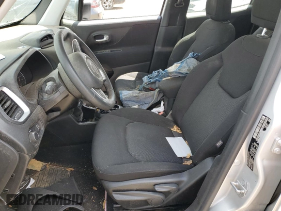 2019 Jeep Renegade Sport with VIN ZACNJAAB6KPK16258, listed as a Copart auction lot 58659455 with Not provided miles and Salvage title. Bid and sale history available at DreamBid. Image 7.
