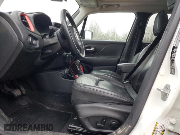 2022 Jeep Renegade Trailhawk with VIN ZACNJDC14NPN99899, listed as a Copart auction lot 86377004 with 51,000 mi miles and Clean Title. Bid and sale history available at DreamBid. Image 7.
