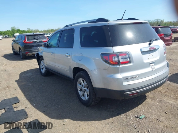 2016 GMC Acadia SLE with VIN 1GKKRPKD1GJ154247, listed as a IAAI auction lot 42130191 with 103,780 mi miles and . Bid and sale history available at carsss.com. Image 3.