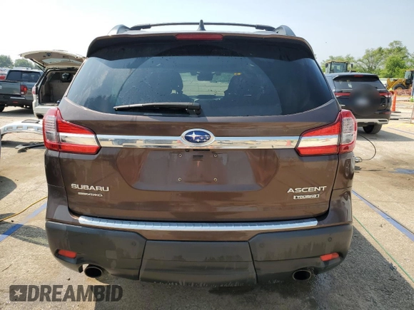 2019 Subaru Ascent Touring with VIN 4S4WMARD3K3430595, listed as a Copart auction lot 60341265 with 89,230 mi miles and Salvage title. Bid and sale history available at DreamBid. Image 6.
