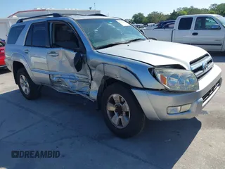 2005 Toyota 4Runner SR5 z VIN JTEZU14RX50048814, wystawiony jako IAAI lot #42042996 z przebiegiem 161 710 mil mil oraz . Historia ofert i sprzedaży dostępna na DreamBid. Obrazek 1.