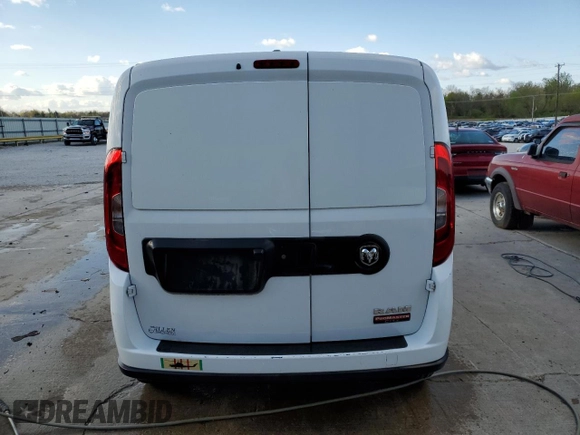 2015 Ram ProMaster City Cargo Tradesman SLT with VIN ZFBERFBTXF6963244, listed as a Copart auction lot 53054215 with 121,623 mi miles and Salvage Title. Bid and sale history available at carsss.com. Image 6.