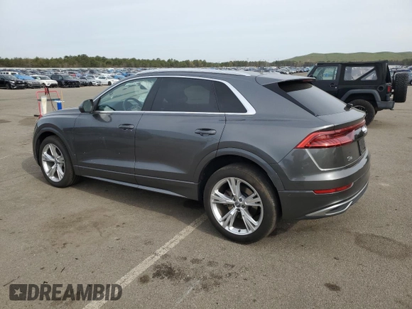 2019 Audi Q8 Premium Plus with VIN WA1BVAF15KD025823, listed as a Copart auction lot 49646583 with 59,976 mi miles. Bid and sale history available at carsss.com. Image 2.