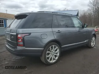 2017 Land Rover Range Rover with VIN SALGS5FE1HA352785, listed as a Copart auction lot 52751615 with 67,651 mi miles and Salvage title. Bid and sale history available at DreamBid. Image 3.