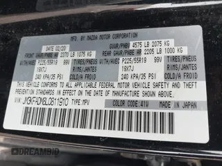 2020 Mazda CX-5 Grand Touring with VIN JM3KFADM8L0811910, listed as a IAAI auction lot 41446214 with 57,849 mi miles. Bid and sale history available at carsss.com. Image 9.
