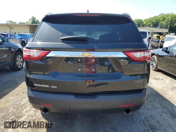 2019 Chevrolet Traverse LS with VIN 1GNEVFKW4KJ184780, listed as a Copart auction lot 68720194 with 95,565 mi miles and Salvage Title. Bid and sale history available at carsss.com. Image 6.