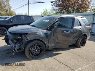 2015 Ford Explorer Limited z VIN 1FM5K7F89FGC06919, wystawiony jako Copart lot #53380745 z przebiegiem 149 874 mil mil oraz Szkoda całkowita • Salvage title. Historia ofert i sprzedaży dostępna na DreamBid. Obrazek 1.