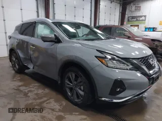 2023 Nissan Murano Platinum with VIN 5N1AZ2DS0PC127479, listed as a IAAI auction lot 41664634 with 27,698 mi miles. Bid and sale history available at carsss.com. Image 1.