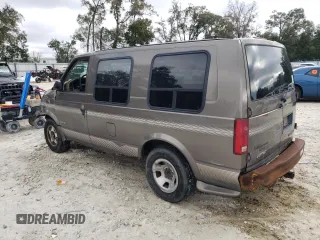 2001 Chevrolet Astro Cargo Van YF7 Upfitter with VIN 1GBDM19W61B157562, listed as a Copart auction lot 42945935 with 271,206 mi miles and Salvage Title. Bid and sale history available at carsss.com. Image 2.