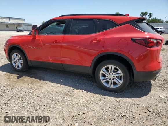 2020 Chevrolet Blazer LT z VIN 3GNKBBRA1LS617387, wystawiony jako Copart lot #52462875 z przebiegiem 76 347 mil mil oraz Szkoda całkowita • Salvage title. Historia ofert i sprzedaży dostępna na DreamBid. Obrazek 2.
