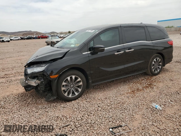 2024 Honda Odyssey EX-L с VIN 5FNRL6H67RB023736, выставлен на аукционе Copart как лот 56877955 с пробегом 7 972 миль миль и Списание • Salvage title. История ставок и продаж доступна на DreamBid. Изображение 1.
