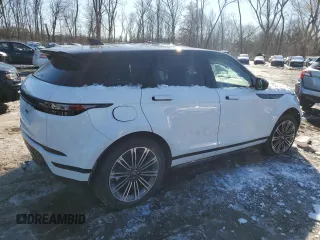 2024 Land Rover Range Rover Evoque Dynamic SE z VIN SALZL2FXXRH237505, wystawiony jako Copart lot #46254085 z przebiegiem 8 966 mil mil oraz Szkoda całkowita • Salvage title. Historia ofert i sprzedaży dostępna na DreamBid. Obrazek 3.