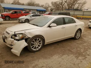 2012 Chevrolet Malibu LTZ with VIN 1G1ZG5E74CF315920, listed as a Copart auction lot 48864385 with 163,221 mi miles and Salvage Title. Bid and sale history available at DreamBid. Image 1.