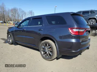 2014 Dodge Durango R/T with VIN 1C4SDJCTXEC306881, listed as a Copart auction lot 53499755 with 108,843 mi miles and Salvage title. Bid and sale history available at DreamBid. Image 2.