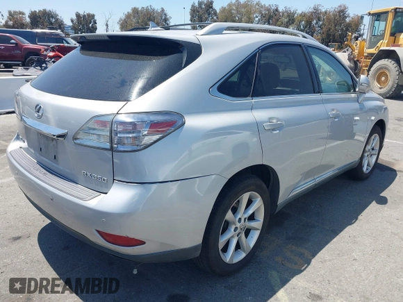2010 Lexus RX 350 with VIN 2T2BK1BA8AC037850, listed as a IAAI auction lot 42207674 with 344,410 mi miles and . Bid and sale history available at carsss.com. Image 4.
