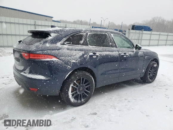 2018 Jaguar F-Pace 20d Premium with VIN SADCJ2FNXJA257904, listed as a Copart auction lot 44192345 with 88,926 mi miles and Salvage Title. Bid and sale history available at DreamBid. Image 3.