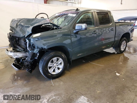 2025 Chevrolet Silverado 1500 LT with VIN 1GCPACED1SZ172058, listed as a Copart auction lot 45905145 with 8,609 mi miles and Clean Title. Bid and sale history available at DreamBid. Image 1.