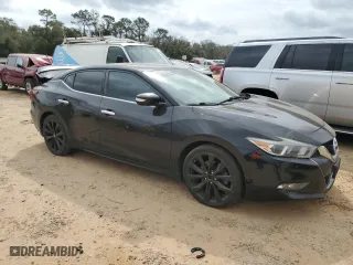 2017 Nissan Maxima SV with VIN 1N4AA6AP5HC449500, listed as a Copart auction lot 47534695 with 0 mi miles and Salvage Title. Bid and sale history available at carsss.com. Image 4.