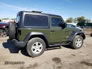 2021 Jeep Wrangler Sport S with VIN 1C4HJXAG0MW577361, listed as a Copart auction lot 75499554 with 39,529 mi miles and Salvage Title. Bid and sale history available at DreamBid. Image 3.