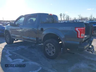2015 Ford F-150 XLT with VIN 1FTEW1EP9FFC81723, listed as a IAAI auction lot 41258095 with 90,718 mi miles. Bid and sale history available at carsss.com. Image 3.