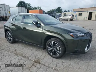 2024 Lexus UX 250h Premium with VIN JTHP9JBH8R2072433, listed as a Copart auction lot 57704904 with 9,397 mi miles and Salvage Title. Bid and sale history available at DreamBid. Image 4.