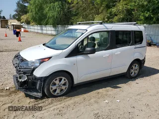 2015 Ford Transit Connect XLT with VIN NM0AE8F75F1200221, listed as a Copart auction lot 53334955 with 59,374 mi miles and Salvage title. Bid and sale history available at DreamBid. Image 1.